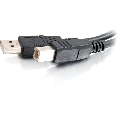 C2G CG28103 USB 2.0 A/B Cable, Black, 9.8' (3m)