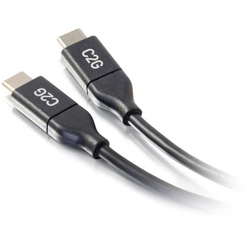 C2G CG28829 USB-C to C 2.0 Male to Male Cable (5A), 10' (3m)