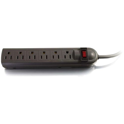 C2G CG29300 6-Outlet Power Strip with Surge Suppressor