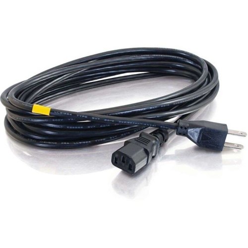 C2G CG0313018 AWG Universal Power Cord, NEMA 5-15P to IEC320C13, TAA Compliant, 6' (1.8m)