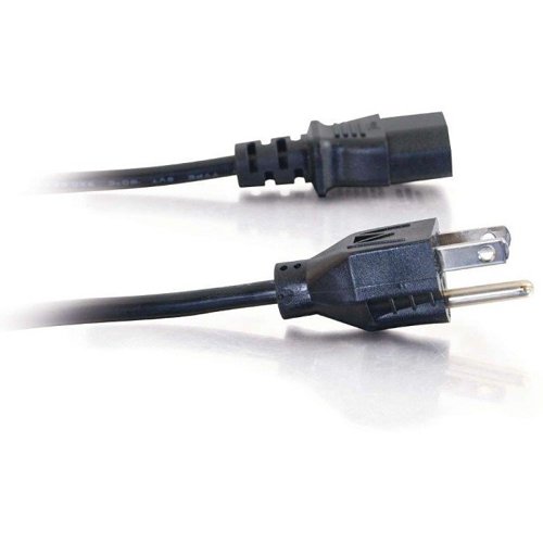 C2G CG0313418 AWG Universal Power Cord, NEMA 5-15P to IEC320C13, TAA Compliant, 10' (3m)