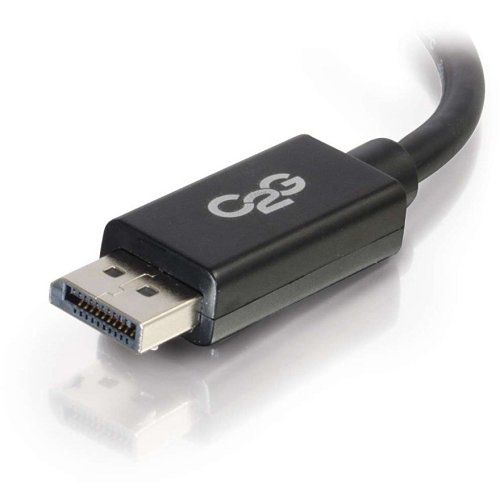 C2G CG54403 DisplayPort Cable with Latches 8K UHD M/M, 15' (4.5m), Black