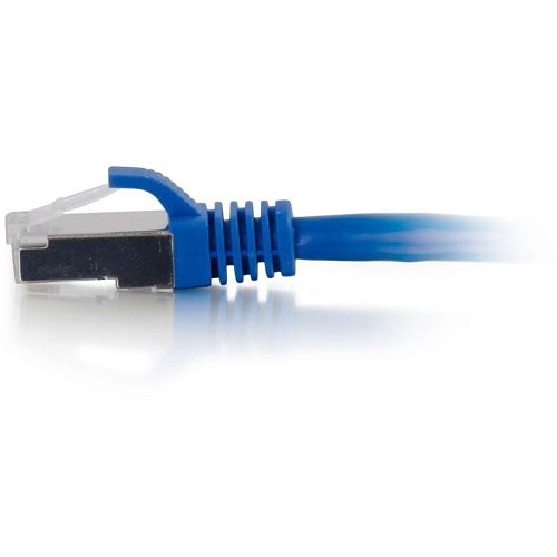 C2G CG00807 CAT6a Snagless Shielded (STP) Ethernet Network Patch Cable, 35' (10.7m), Blue