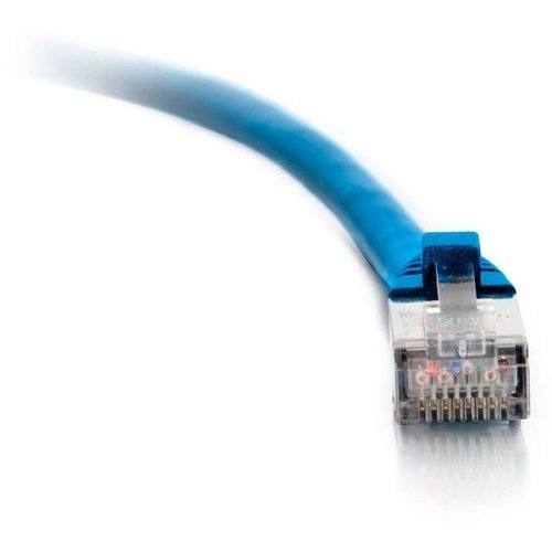 C2G CG00807 CAT6a Snagless Shielded (STP) Ethernet Network Patch Cable, 35' (10.7m), Blue