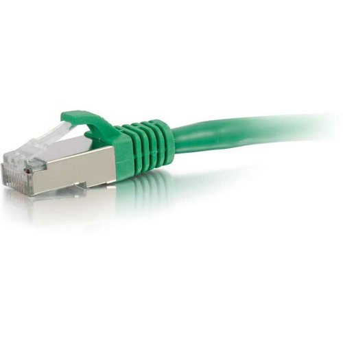 C2G CG00831 CAT6a Snagless Shielded (STP) Ethernet Network Patch Cable, 7' (2.1m), Green