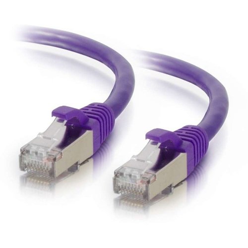 C2G CG00902 CAT6a Snagless Shielded (STP) Ethernet Network Patch Cable, 6' (1.8m), Purple