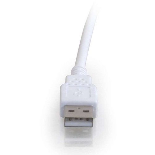 C2G CG19003USB 2.0 A Male to A Female Extension Cable, 3.3' (1m), White