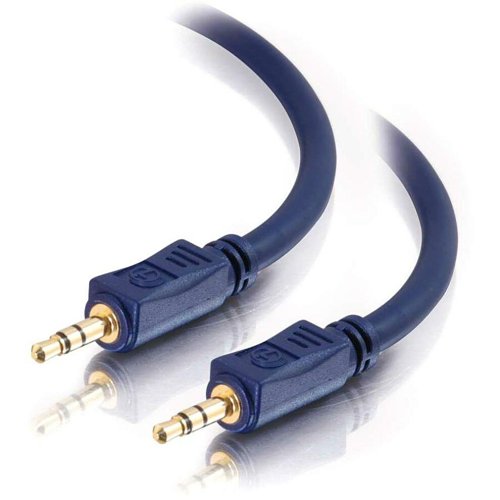 C2G CG40602 Velocity 3.5mm M/M Stereo Audio Cable, 6' (1.8m)