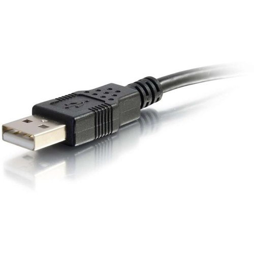 C2G CG52119 USB 2.0 A Male to A Female Extension Cable, 6", Black