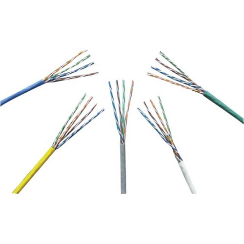 Genesis 50781102 CAT5e Riser Cable, 24/4 Solid BC, UTP, CMR, Sunlight Resistant, 1000' (304.8m) Pull Box, Yellow