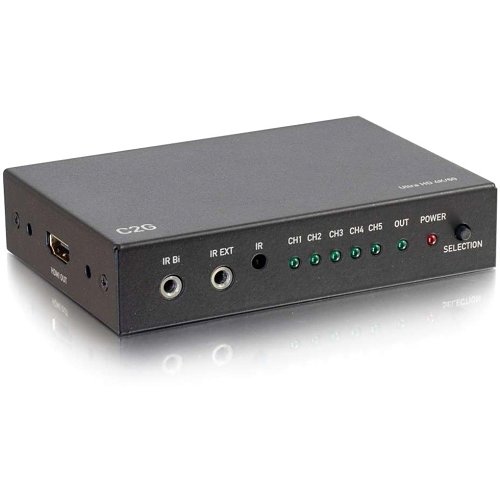 C2G CG41397 5-Port HDMI Switch, 4K 60Hz