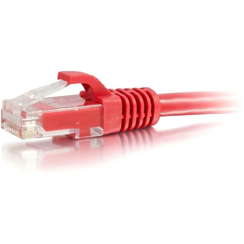 C2G CG00422 CAT5e Snagless Unshielded (UTP) Network Patch Cable, 6', Red