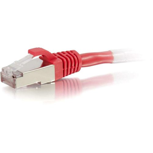 C2G CG00850 CAT6 Snagless Shielded (STP) Ethernet Network Patch Cable, 9' (2.7m), Red