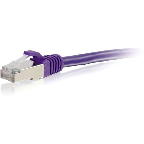 C2G CG00900 CAT6 Snagless Shielded (STP) Ethernet Network Patch Cable, 4' (1.2m), Purple
