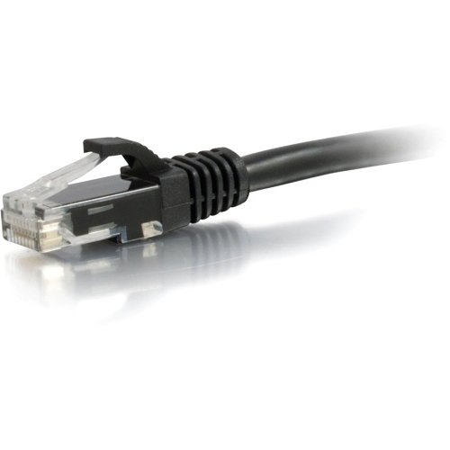 C2G CG00933 CAT5e Snagless Unshielded (UTP) Ethernet Network Patch Cable, 0.5' (0.15m), Black