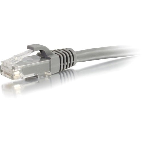 C2G CG00951 CAT6 Snagless Unshielded (UTP) Ethernet Network Patch Cable, 0.5' (0.15m), Gray