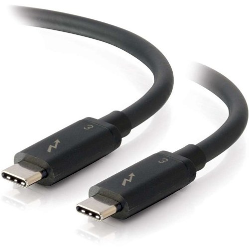 C2G CG28840 Thunderbolt 3 Cable, 40Gbps, 1.5' (0.46m)