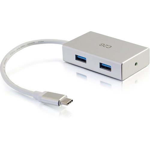 C2G CG29827 USB-C Hub with 4 USB-A Ports