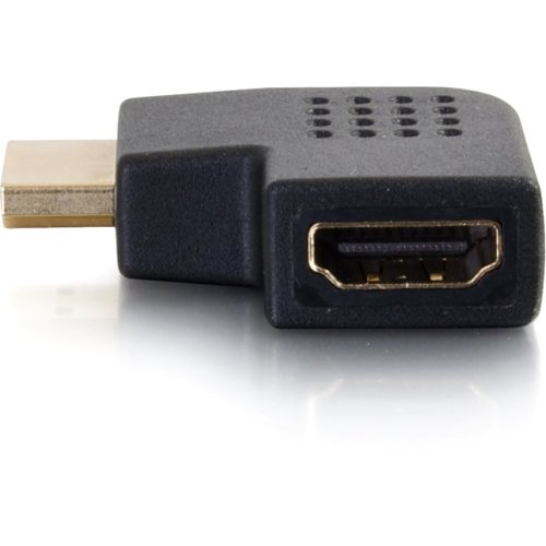 C2G CG43291 Right Angle HDMI Adapter, Left Exit