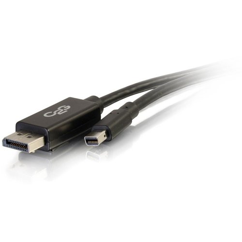 C2G CG54302 Mini DisplayPort to DisplayPort Adapter Cable 4K 30Hz, 10' (3m), Black