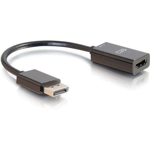 C2G CG54431 8" DisplayPort Male to HDMI Female Passive Adapter Converter, 4K 30Hz