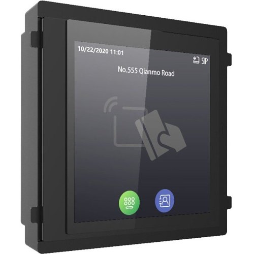 Hikvision DS-KD-TDM Multi-Functional Video Intercom Touch Display Module with Mifare Card Reader and 4" Touch Screen