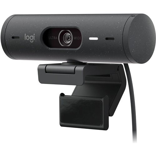 Logitech 960-001411 Brio 505 Full HD 1080p USB-C Plug-and-Play Webcam, Graphite