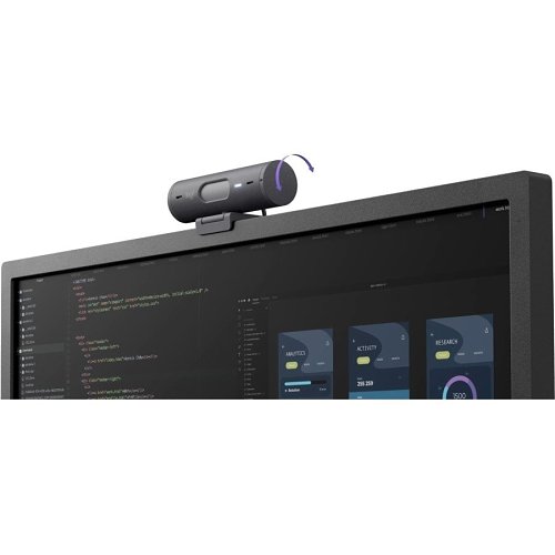 Logitech 960-001411 Brio 505 Full HD 1080p USB-C Plug-and-Play Webcam, Graphite