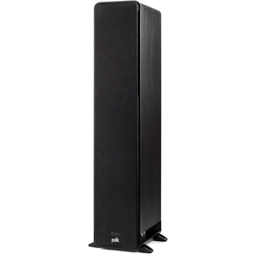 Polk ES50 Signature Elite Series High-Resolution Floor-Standing Loudspeaker for Hi-Fi Listening and Home Theater, Black