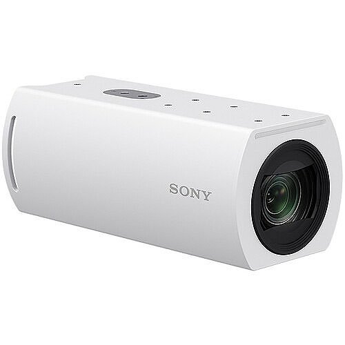 Sony Pro SRG-XB25/N Compact 4K60 Box-Style Remote Camera with 25x Optical Zoom, NDI License Key Code, White