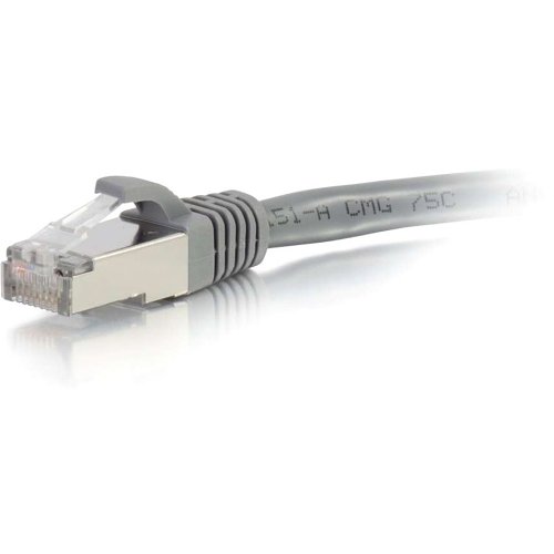 C2G CG00783 CAT6a Snagless Shielded (STP) Ethernet Network Patch Cable, 10' (3m), Gray