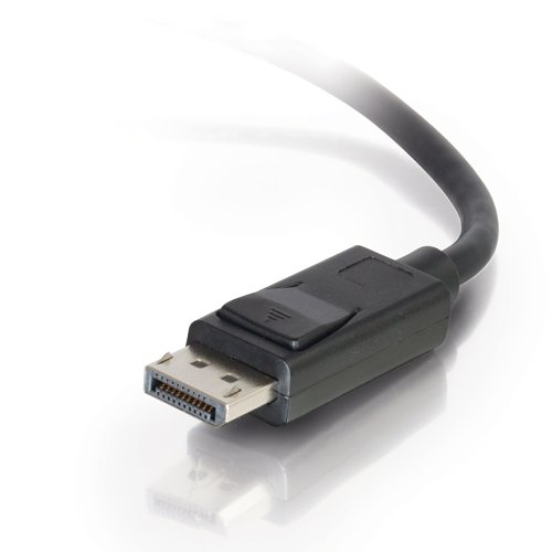 C2G CG54405 DisplayPort Cable with Latches 8K UHD M/M, 35' (10.7m), Black