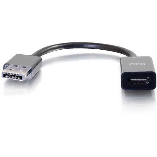 C2G CG54431 8" DisplayPort Male to HDMI Female Passive Adapter Converter, 4K 30Hz