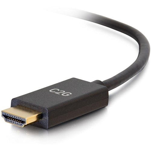 C2G CG54436 Mini DisplayPort Male to HDMI Male Passive Adapter Cable, 4K 30Hz, 6' (1.8m)