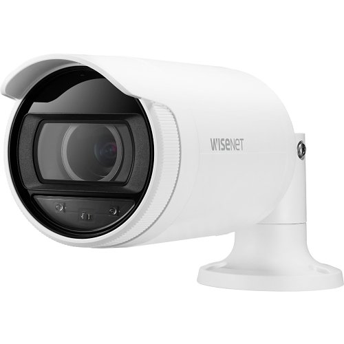 Hanwha ANO-L7082R A Series 4MP WDR IR Bullet IP Camera, 3.3-10.3mm Motorized Varifocal Lens