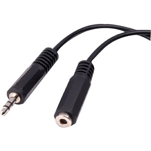 Vanco 3.5 mm Straight Stereo Headphone Extension Cable (3.5 mm Plug to Jack)