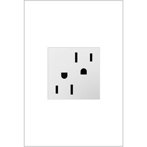 On-Q ARTR152W4 adorne 15A Outlet, White