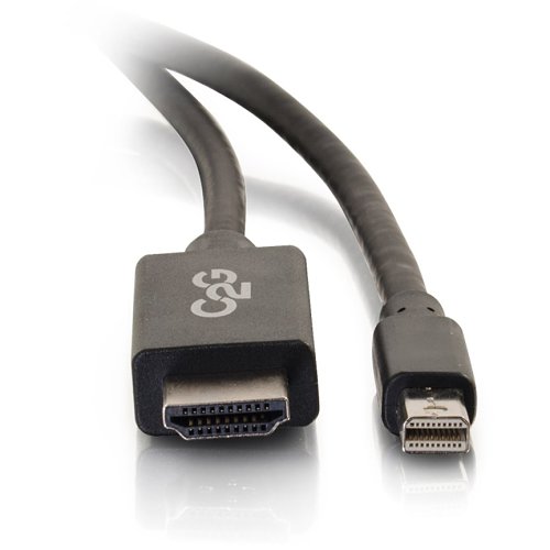 C2G CG54422 Mini DisplayPort Male to HDMI Male Adapter Cable, 10' (3m), Black