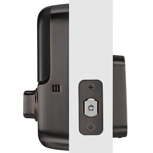 Yale YRD256-HA2-0BP Assure Lock Zigbee Key Free Deadbolt, Oil Rubbed Bronze