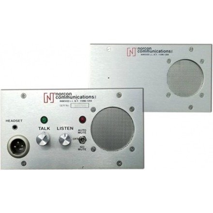 Alpha TTU-3-X Counter Mount Intercom, 15VDC, Full Duplex Communication, with 15VDC Power Supply & Removable Microphone