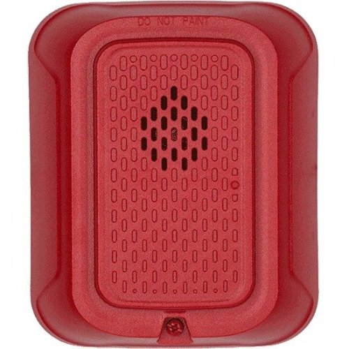 System Sensor HRL L-Series Indoor Selectable Output Horn, Wall Mount, no Marking, Red