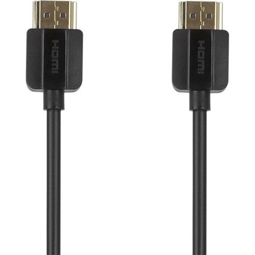 Kanex CBL-HDMICERTSS3FT SuperSlim Premium High Speed Certified HDMI Cable, 3', A/V Cable, Black