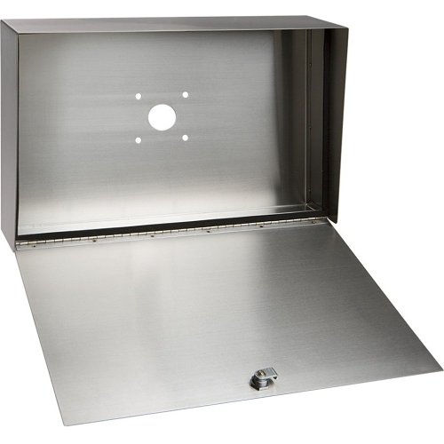 Pedestal Pro LANDO-SS-20X14-E 20" x 14" Landscape Stainless Steel Housing