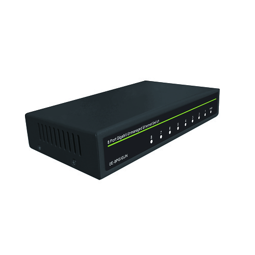 ienRon 10 Ports Gigabit Ethernet Switch-8 Gigabit Ports+2Gigabit Uplink  Ports,Unmanaged Network Switch,Ethernet Splitter, Plug & Play, Fanless  Metal Design, Shielded Ports