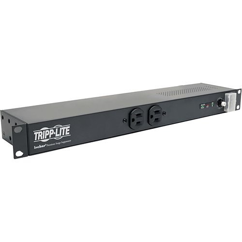 Tripp Lite Isobar Surge Protector Rackmount 20A 12 Outlet 15' Cord 1URM