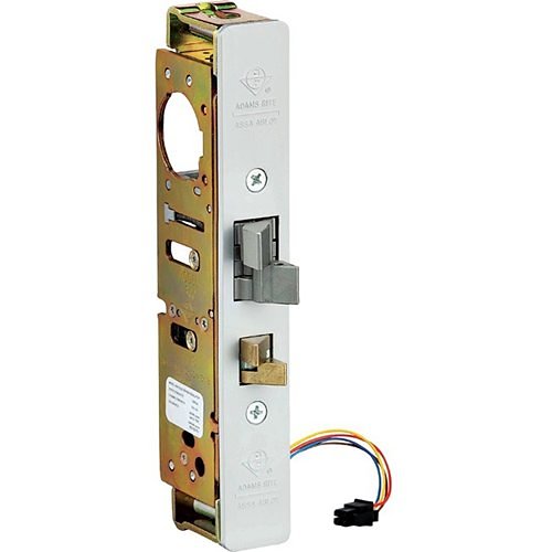 Adams Rite 4300-4M-217-313 Steel Hawk Elatch Electrified Lock for Flat Mortised Strike, Dark Bronze