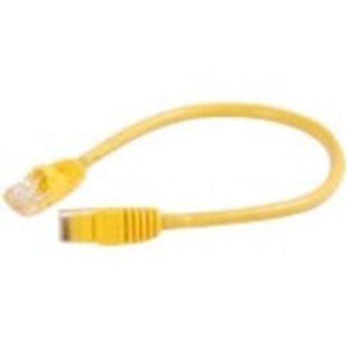 Quiktron 570-115-014 Q-Series CAT5e Patch Cord, Booted, 14' (4.2m), Yellow