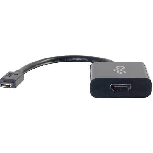 C2G CG29474 USB-C to HDMI Audio/Video Adapter Converter, 4K 30Hz, Black