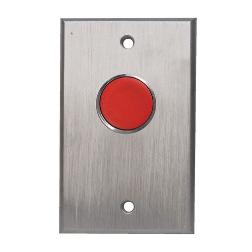 RED RECESSED PUSH BUTTN NO/NC