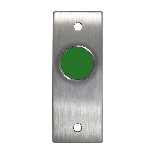Camden CM-8100G Vandal Resistant Push Button (Extended), Single Gane Spring Return, N/O, Momentary, Green Button